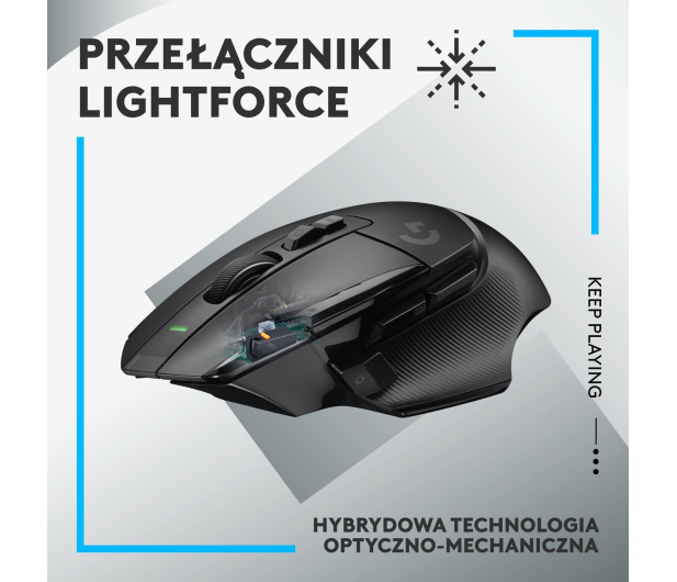 LOGITECH G502 X LIGHTSPEED Czarna - 1066487 - zdjęcie 7
